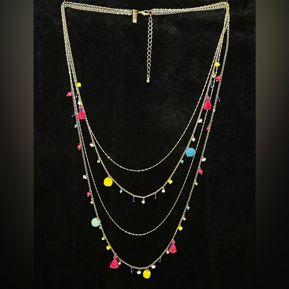 INC International Concepts Vibrant Beaded Necklace